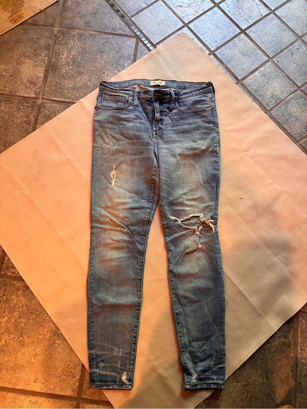 Madewell Distressed Skinny Jeans